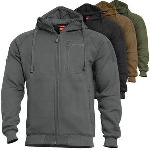 hoodie tactical sweatshirt zip leonidas pentagon hooded army military