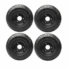4pc 6" inch 13X500-6 13x5.00-6 Tire Wheel 3 Lug Rim for Lawn Garden Mower Turf