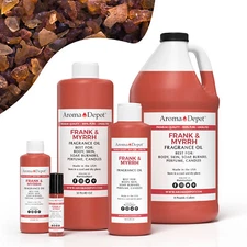 Frank & Myrrh Fragrance Oil For Perfume Candles Soap Bath Bomb Incense Diffusers