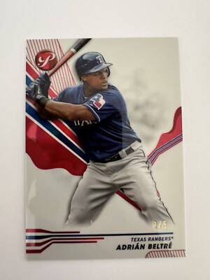2024 Topps Pristine - Red Refractor #211 Adrian Beltre 2/5