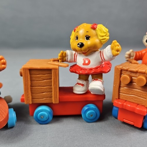 Vintage TOMY 1984 Get Along Gang 2" PVC Figures Lot of 5 Characters Wind Up Toy - Picture 5 of 13