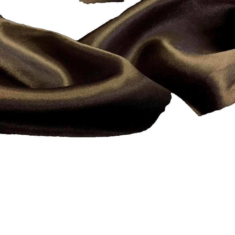 Satin Apparel-Coat/Jacket Brown Craft Fabrics