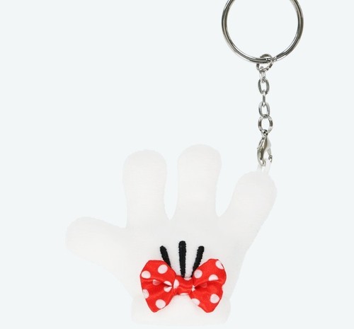 Japan Tokyo Disney Resort Minnie Mouse Hands Gloves Keychain - Picture 4 of 4