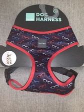 FUZZYARD Fuzz Yard Red White Blue 4th Of July Sunglasses Design DOG HARNESS XL