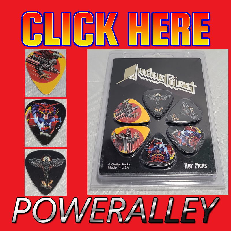 Judas Priest guitar picks collectors 6 pack