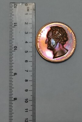 GOETHE メダイル von FRIEDRICH ANTON KÖNIG Medaille von Friedrich Anton König,Kupfer,Johann Wolfgang v