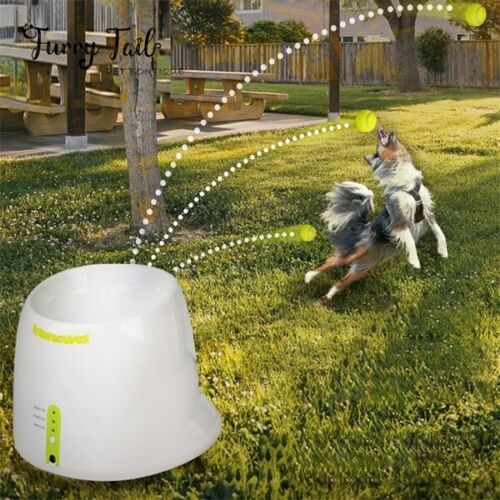 AFP Dog Automatic Tennis Ball Launcher Fetch Throwing Machine Toy + 3 Balls AU - Picture 7 of 12
