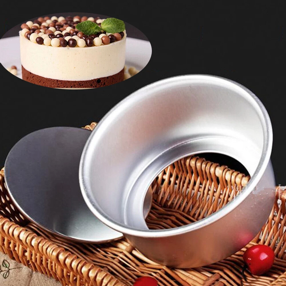 4 6 8 10inch Round Cake Tin Loose Base Bottom Deep Baking Pans
