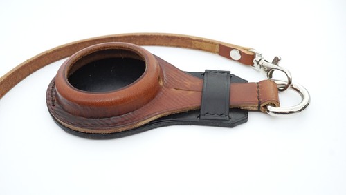 Nuevo Dos Tonos Negro - Coñac Primera Guerra Mundial Estuche de Cuero para Reloj de Bolsillo Segunda Guerra Mundial - Imagen 12 de 17