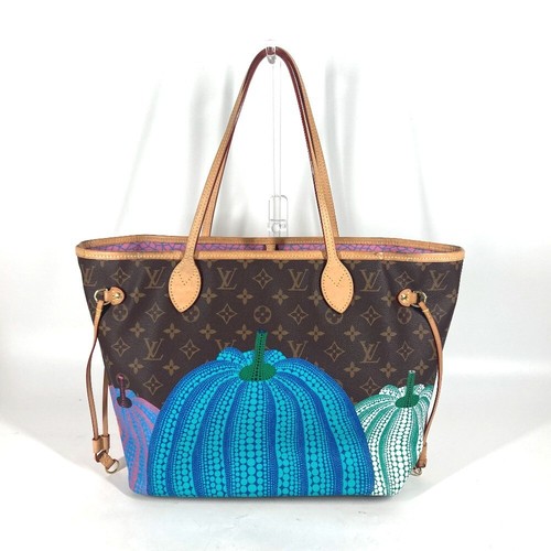 LOUIS VUITTON YK Neverfull MM Tote Bag Pouch M46468 Pumpkin Monogram Auth LV - Picture 4 of 16