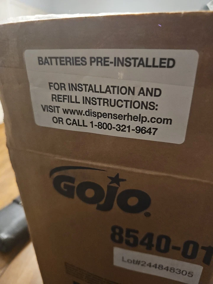 GOJO 8540-01 Cxt™ Dispenser, Counter Mount, Touch-Free, 2.3L, Chrome LOT#2448483 - Image 3 of 3