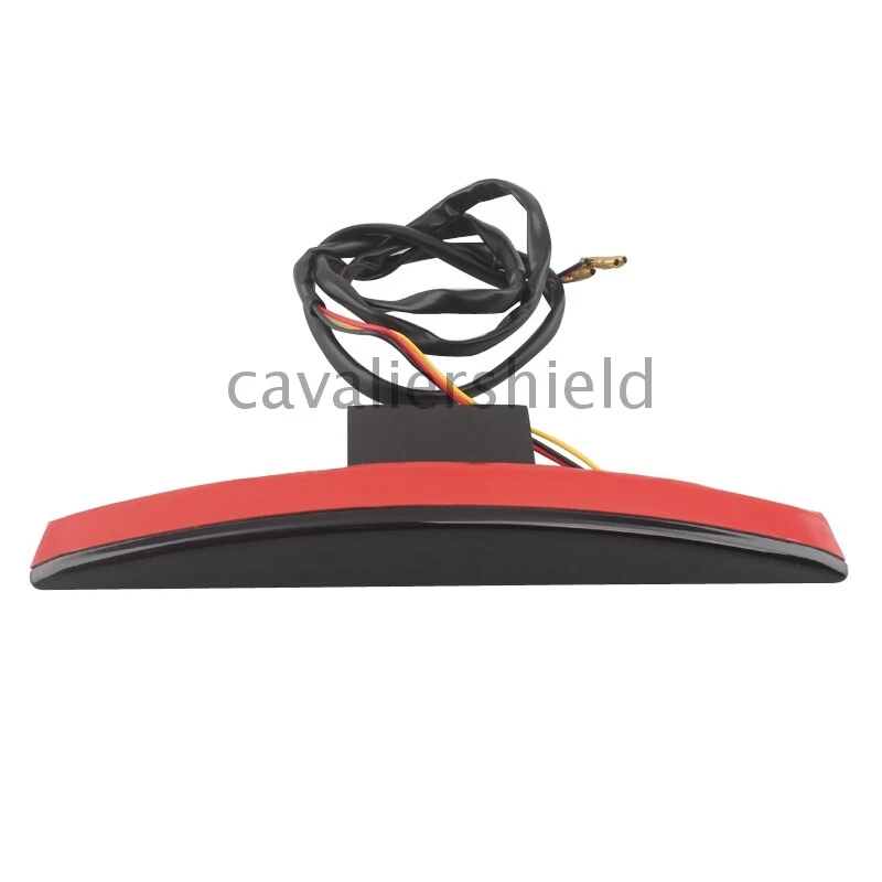 Lámpara de luz trasera de freno LED de lente negra para Harley Breakout CVO FXSBSE FXSB 2013-17 Foto 3 de 4