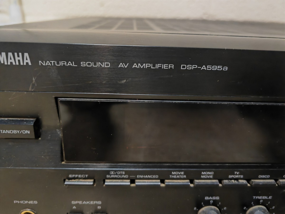Amplificateur AV YAMAHA DSP-A595A - Noir - Défaut - Pièces