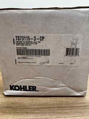 Kohler TS73115-3-CP Composed Tub / Shower Valve Trim w Cross Handle *READ*