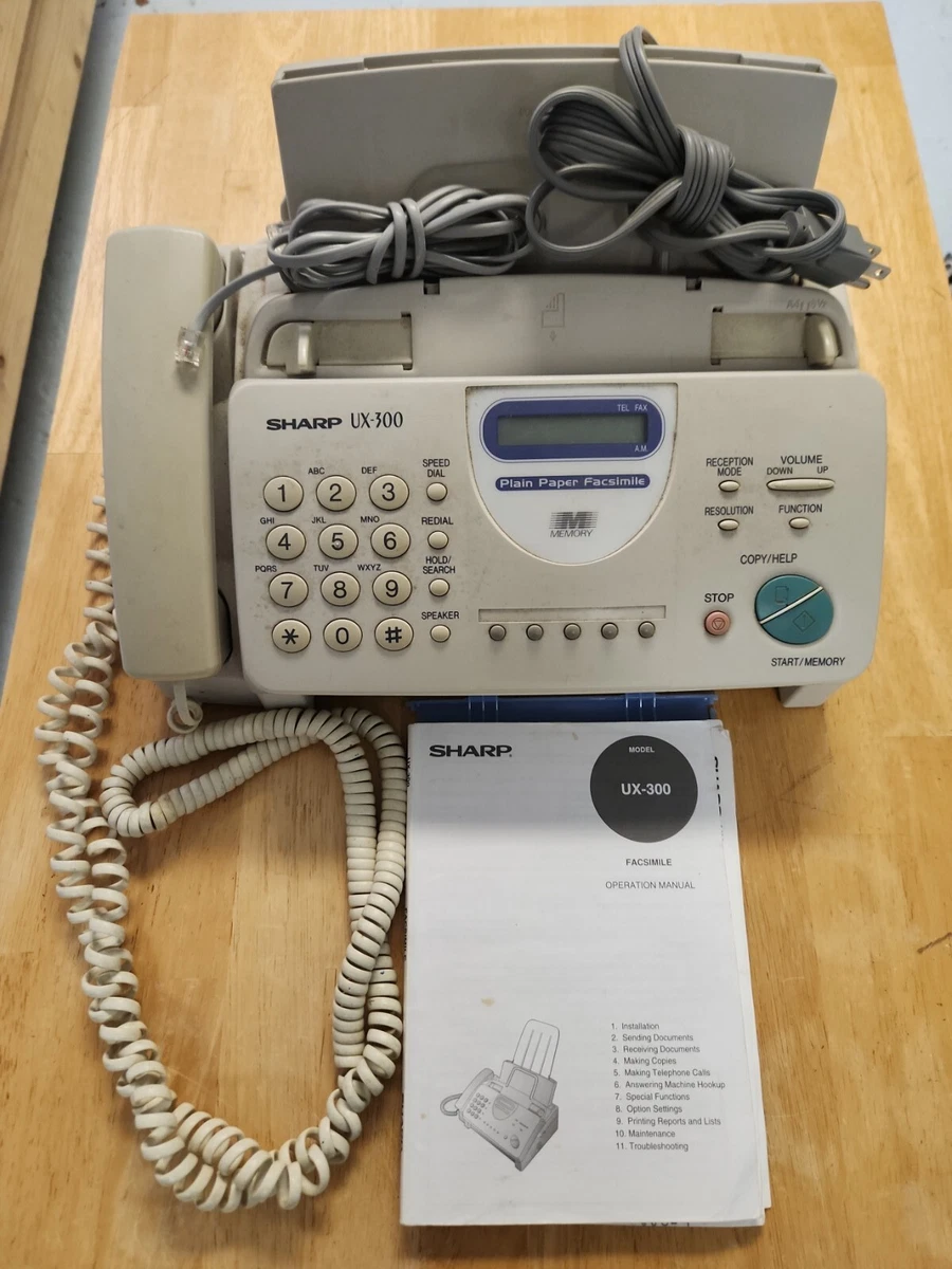 Fax Machine With Cordless Handset