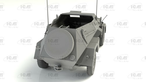 ICM 35110 - 1/35 - Sd.Kfz. 247 Ausf.B, German Command Armoured Vehicle - Picture 11 of 12