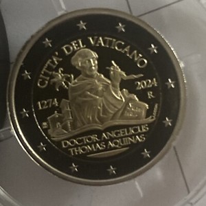 Vatican 2 Euro Coin Proof 2024 San Tommaso