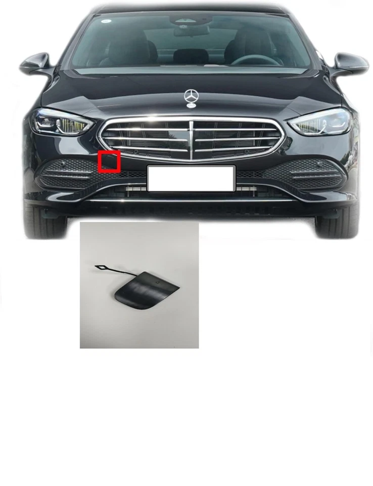 前保险杠拖眼钩盖帽适合梅赛德斯-奔驰 C 级 1956 - 25 2068850001 — 第 2/4 张图片