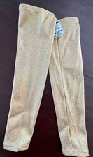 GK SKATING/DANCE ARM BAND ADULT ONE SIZE GOLD SPARKLE ELASTIC UPPER ARM  WRIST