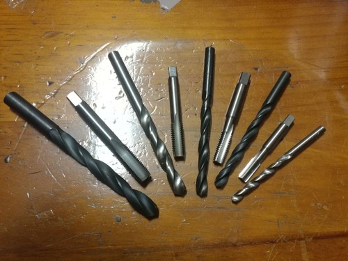 M1 M2 M3 M4 M5 M6 M7 M 8 9 10 11 12 14 RH HSS machine Hand Tap+tapping drill - Picture 5 of 5
