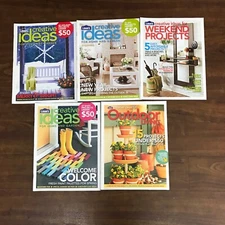 Lowe's Creative Ideas Lot of 5 Home Garden Outdoor Living Weekend Projects 2012