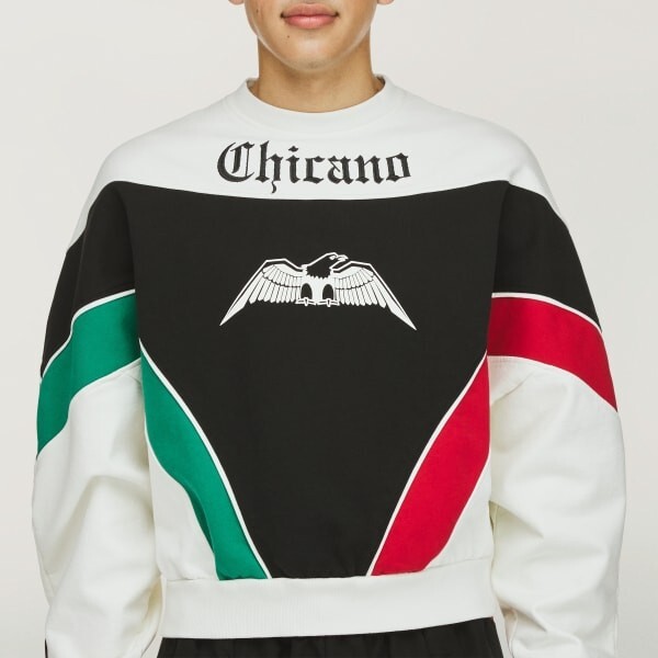 トップス WILLY CHAVARRIA WISM CHOLO SPORTS SWEAT Adidas x Willy Chavarria Chicano Sweatshirt - Size S Small