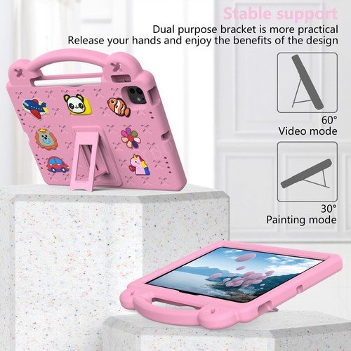 Kids Portable EVA Stand Case Cover For iPad 5th 6th 7th 8th 9th 10th Generation - Picture 27 of 69