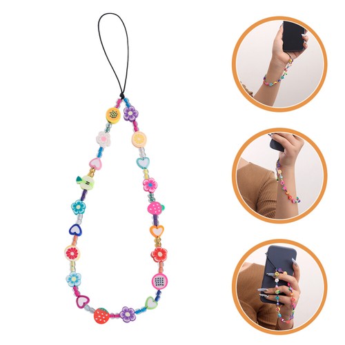 Mobile Phone Chain Miss Polymer Clay Lanyard Thick Rope Cell