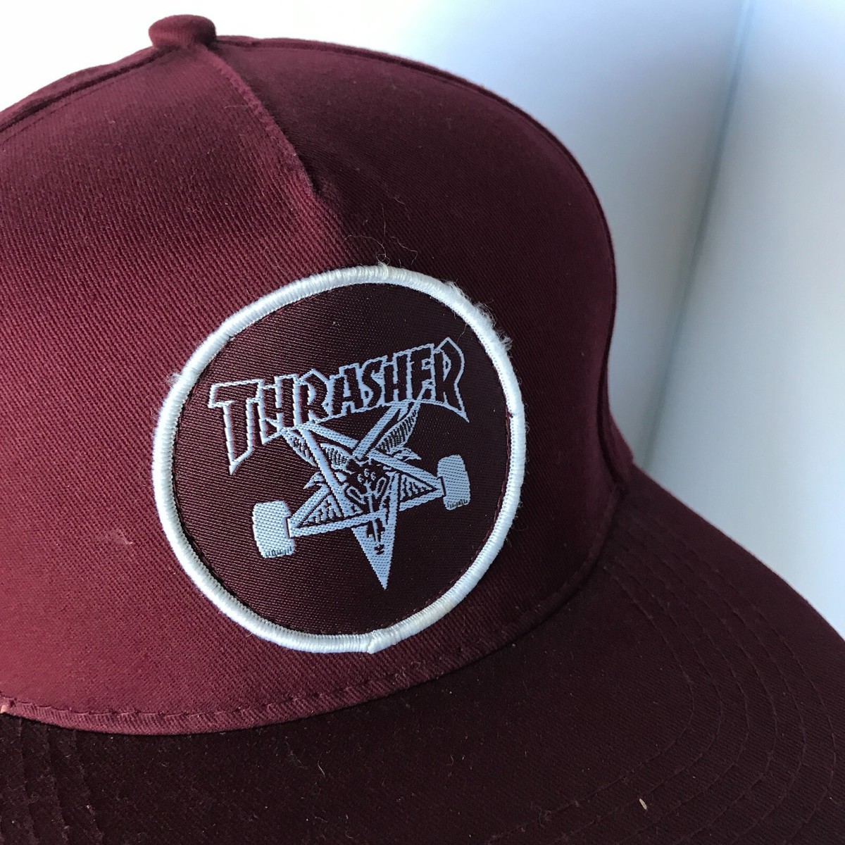 帽子 80s 90s THRASHER HAT Vintage Thrasher Snapback Trucker Hat Baseball Cap Lid