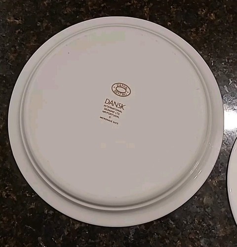 SET OF 2 Dansk Bistro VILLAGE Children's Dishes: 8.75" Plate & 8" Bowl Portugal - Picture 16 of 21