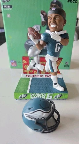 FOCO NFL Eagles Devonta Smith Super Bowl Bobblehead Figure 2025 #86/144