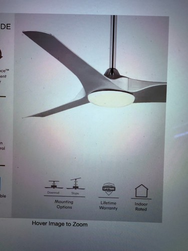 Altitude 60 in. Integrated LED Ceiling Fan with Remote and Color Changing Light - Picture 6 of 6