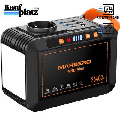 Powerstation 26400mAh 98Wh Lithium-Ionen Akku 120W Solar Generator für Camping
