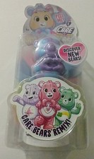 Care Bears Peel N' Reveal Mystery Figure Remix Series 2 Purple Blue Hearts New