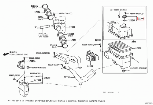 Genuine Lexus RX300 MCU35 RX330 MCU38 MCU33 RX400 h MHU33 MAF AFM Air Flow Meter - Picture 16 of 20