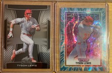 2025 Leaf Vivid Tyson Lewis Aqua Lava 1/1 & Base Parallel /99