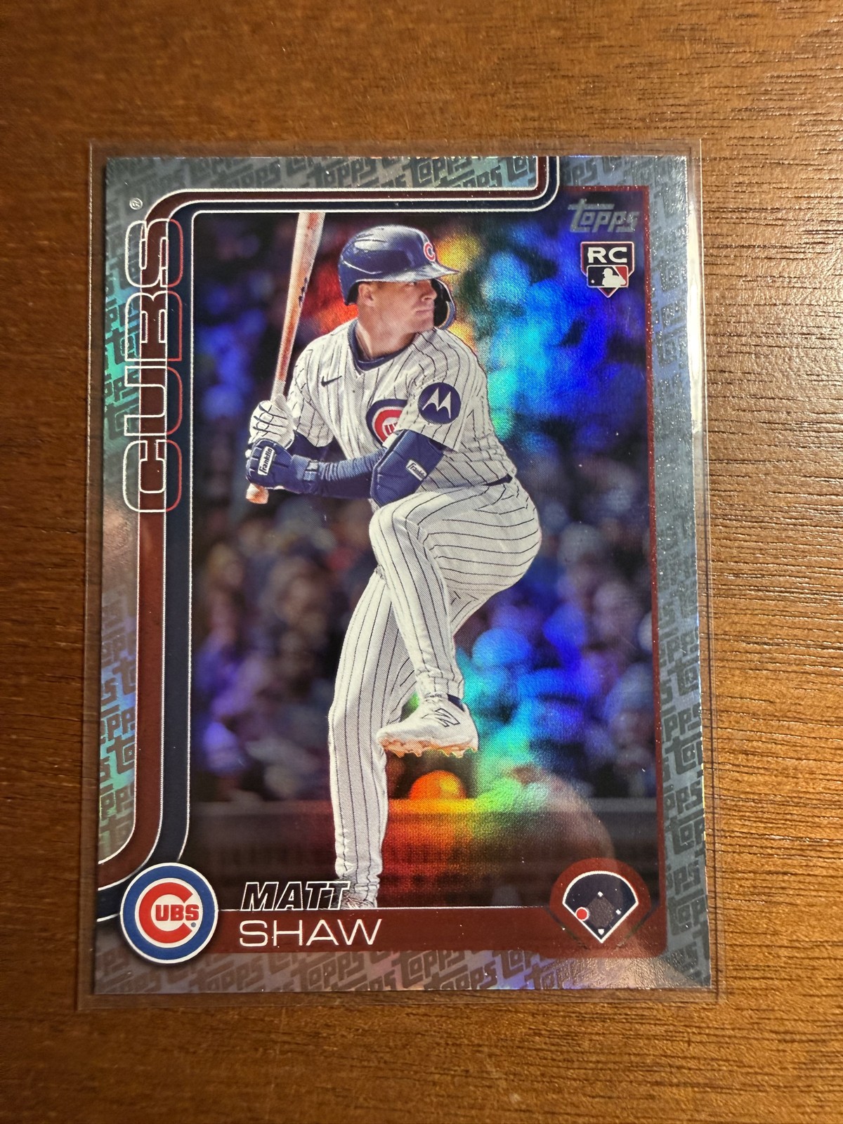 2025 Topps Update Series - Matt Shaw #US200 Topps Foil Pattern (RC)