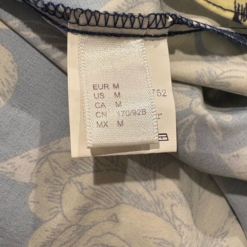Damen Hawaii Tropical Aloha Kleid Blau Gelb Ärmellos Größe M - Bild 12 von 12