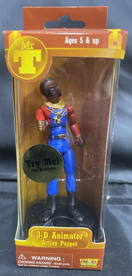 MR T 3-D Animator Action Push  PUPPET  Fun 4 All,  A-TEAM