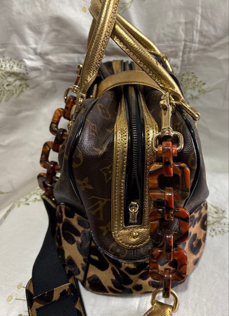 Louis Vuitton Monogram Leopard Adele 2way Bag M95… - image 4