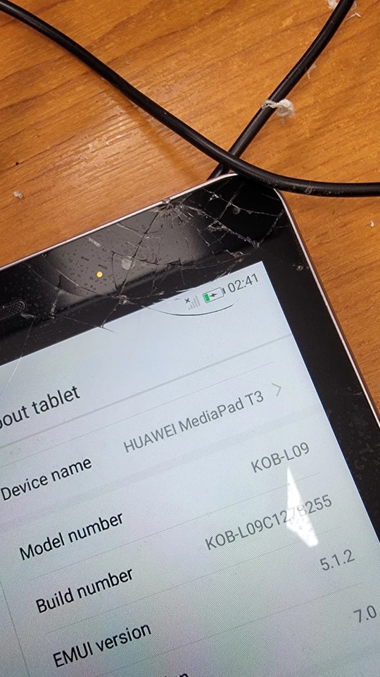 Huawei MediaPad T3 KOB-L09 Grey Unlocked 16GB Storage 2GB RAM Android Tablet - Image 3 of 3