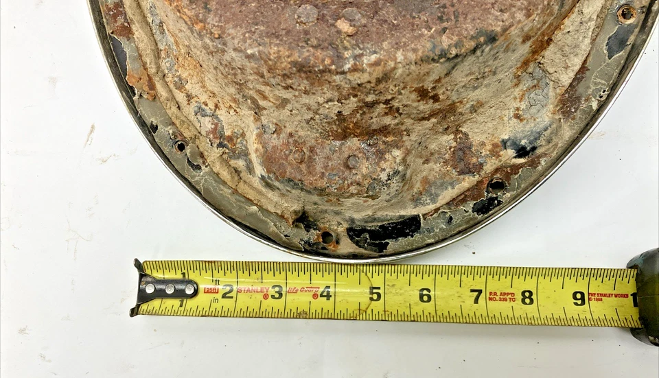 Lámpara de cubo con bisel de faro LH OEM 1957 Oldsmobile Super 88 (SVM5) Foto 3 de 4