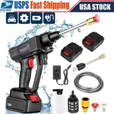 Electric High Pressure Water Spray Car Gun Cordless Portable Yard Washer Cleaner