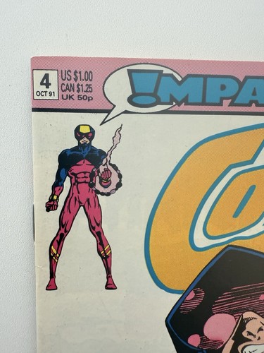 Impact Comics Presents THE COMET #4 Oct 1991 Good Clean Copy - Picture 5 of 5