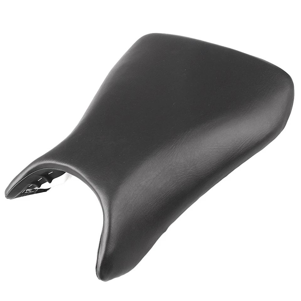 Cubierta de asiento del conductor delantero compatible con Yamaha YZF-R6 2003-2005 YZF-R6S 2007-2009 2008 negra Foto 4 de 4