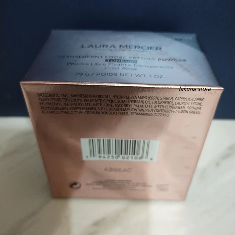 Laura Mercier Translucent Loose Setting Powder--Rose TONE UP-- 29g/1oz Brand New - Image 3 of 4