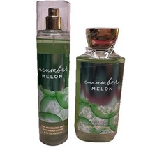 Bath Body Works Cucumber Melon Body Mist Body Wash Set