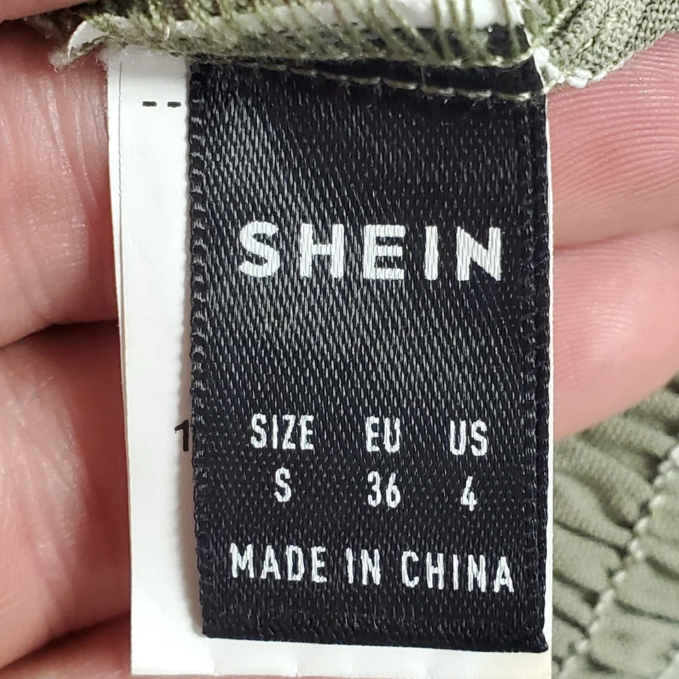 Shein 女式 Fairy Milkmaid 婴儿娃娃短上衣 S 码绿色 Coquette Cottagcore — 第 4/4 张图片