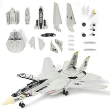 1:72 Scale F-14 Tomcat Quick Build Model Kit - 36 PCS with Stand