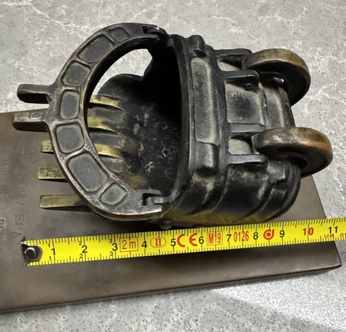 Vintage USSR Souvenir Excavator Bucket Model Iron Ore Industrial Gift - Picture 11 of 14
